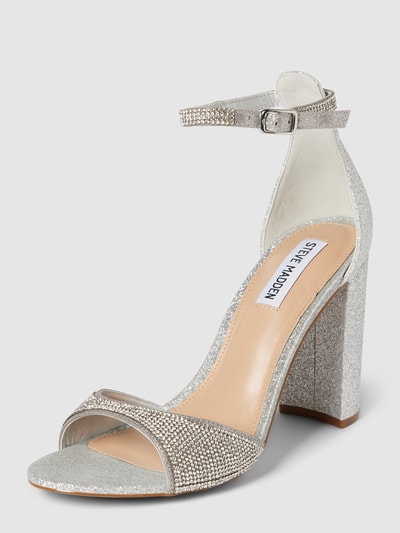 Peek & Cloppenburg Steve MaddenSandalette mit Strasssteinbesatz Modell 'CAPSULE' in silber