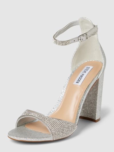 Peek & Cloppenburg Steve MaddenSandalette mit Strasssteinbesatz Modell 'CAPSULE' in silber