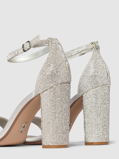 Peek & Cloppenburg Steve MaddenSandalette Mit Ziersteinbesatz Modell 'CARRSON-R' In Silber
