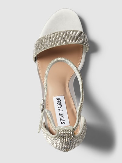 Peek & Cloppenburg Steve MaddenSandalette Mit Ziersteinbesatz Modell 'CARRSON-R' In Silber