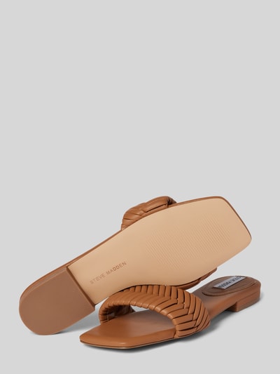 Peek & Cloppenburg Steve MaddenSlides In Flecht-Optik Modell 'ALLURE' In Camel