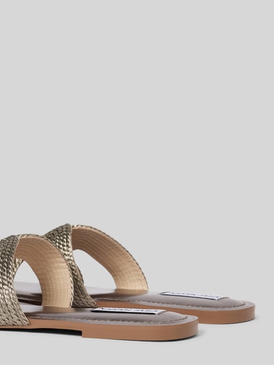 Peek & Cloppenburg Steve MaddenSlides Mit Breiter Schaftbrücke Modell 'ZARNIA' In Gold