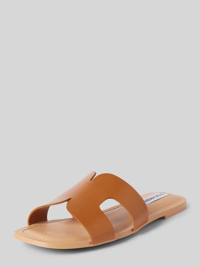 Peek & Cloppenburg Steve MaddenSlides mit breiter Schaftbrücke Modell 'ZARNIA' in cognac