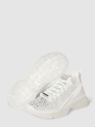 Peek & Cloppenburg Steve MaddenSneaker Mit Ziersteinbesatz Modell 'MAXIMA-R' In Offwhite