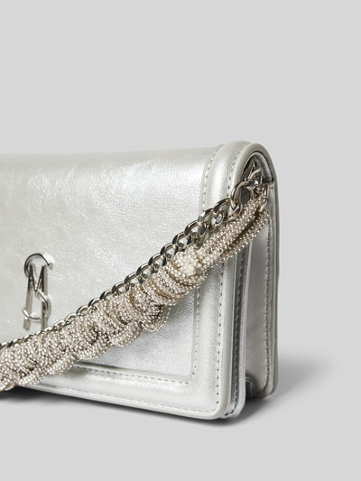 Peek & Cloppenburg Steve MaddenUmhängetasche Mit Label-Applikation In Silber