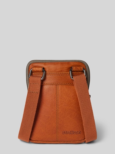 Peek & Cloppenburg StrellsonUmhängetasche Mit Label-Badge Modell 'Hyde Park' In Cognac