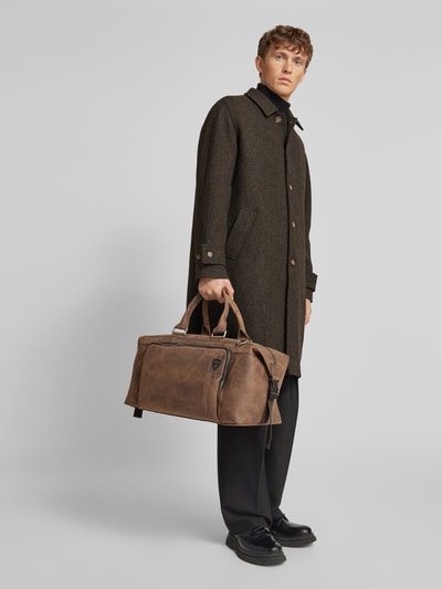 Peek & Cloppenburg StrellsonWeekender mit Label-Patch Modell 'richmond landon' in dunkelbraun