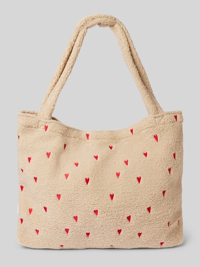 Peek & Cloppenburg STUDIO NOOSHandtasche aus Teddyfell in sand