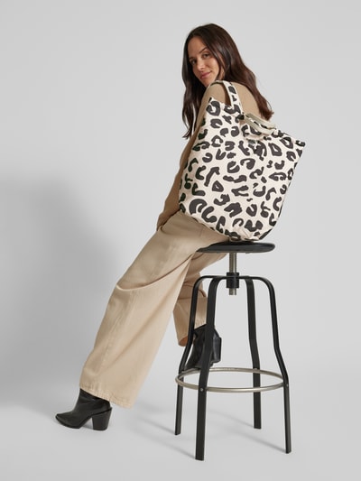 Peek & Cloppenburg STUDIO NOOSHandtasche mit Label-Badge Modell 'Holy cow' in sand