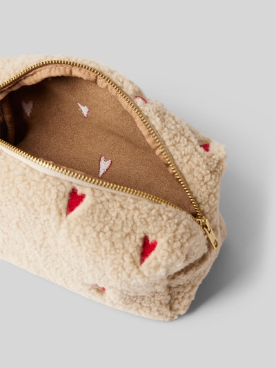 Peek & Cloppenburg STUDIO NOOSKosmetiktasche In Teddyfell-Optik In Sand