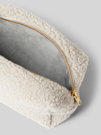 Peek & Cloppenburg STUDIO NOOSKosmetiktasche Mit Teddyfell In Hellgrau