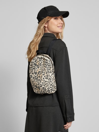 Peek & Cloppenburg STUDIO NOOSRucksack mit Animal-Print in sand