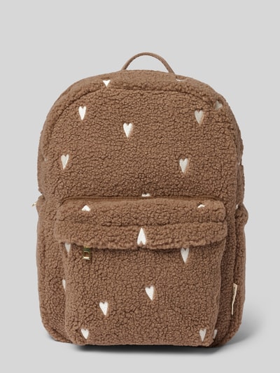Peek & Cloppenburg STUDIO NOOSRucksack mit Label-Detail in taupe