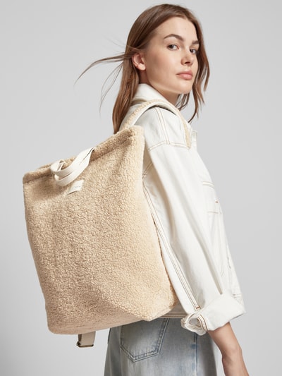 Peek & Cloppenburg STUDIO NOOSRucksack mit Label-Detail Modell 'teddy' in ecru