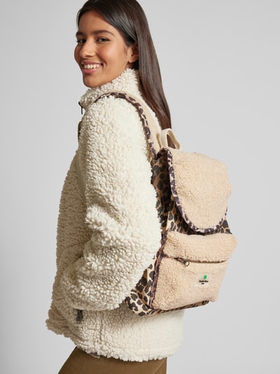 Peek & Cloppenburg STUDIO NOOSRucksack mit Label-Patch in sand