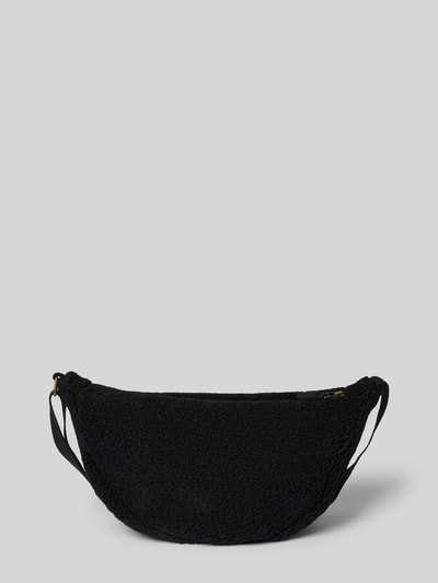 Peek & Cloppenburg STUDIO NOOSUmhängetasche Aus Teddyfell Mit Label-Badge In Black