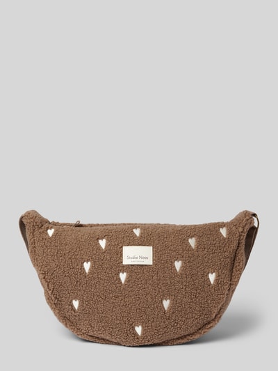 Peek & Cloppenburg STUDIO NOOSUmhängetasche mit Label-Patch in taupe