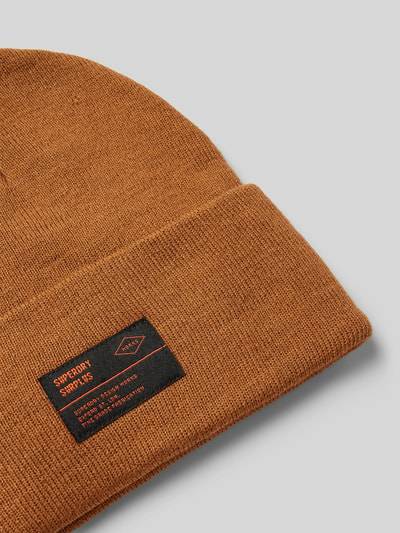 Peek & Cloppenburg SuperdryBeanie Mit Label-Patch Modell 'WORKWEAR' In Camel