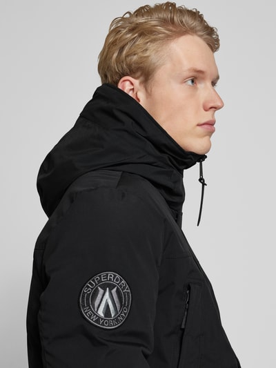 Peek & Cloppenburg SuperdryParka Mit Stehkragen In Black
