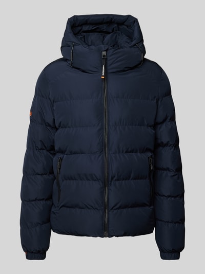 Peek & Cloppenburg SuperdrySteppjacke Mit Reißverschlusstaschen In Marine