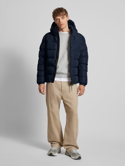 Peek & Cloppenburg SuperdrySteppjacke mit Reißverschlusstaschen in marine