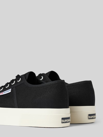 Peek & Cloppenburg SupergaLow Top Sneaker In Unifarbenem Design Mit Label-Detail In Black