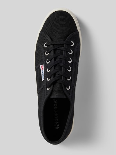 Peek & Cloppenburg SupergaLow Top Sneaker In Unifarbenem Design Mit Label-Detail In Black