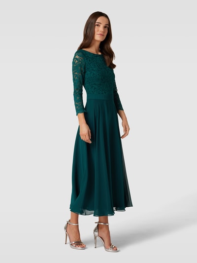 Peek & Cloppenburg SwingCocktailkleid Aus Häkelspitze In Dunkelgruen