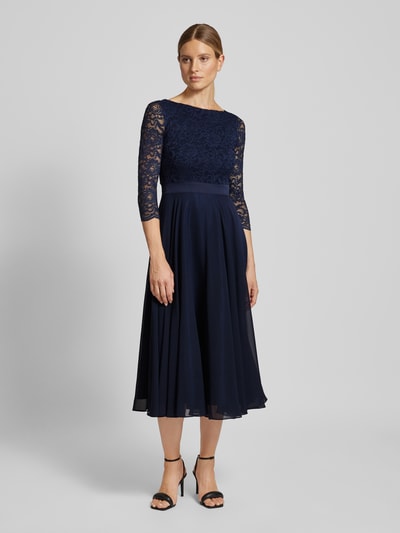 Peek & Cloppenburg SwingCocktailkleid Aus Häkelspitze In Marine