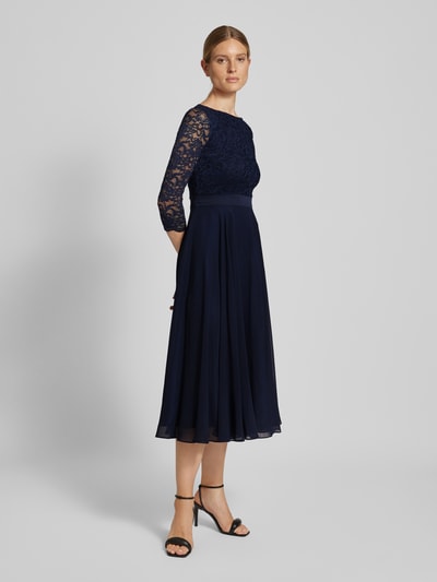 Peek & Cloppenburg SwingCocktailkleid aus Häkelspitze in marine