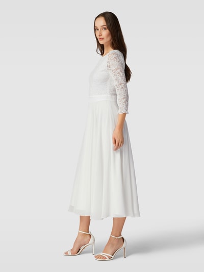 Peek & Cloppenburg SwingCocktailkleid Aus Häkelspitze In Offwhite