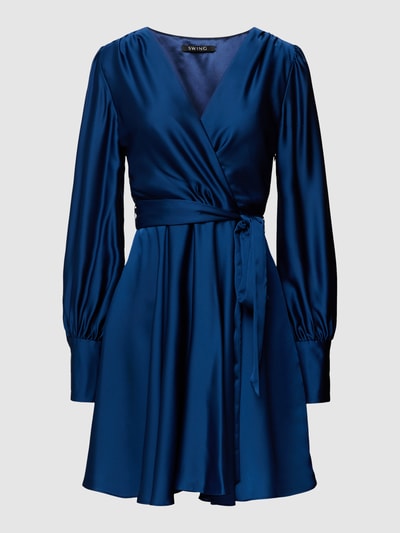 Peek & Cloppenburg SwingCocktailkleid In Wickel-Optik In Blau