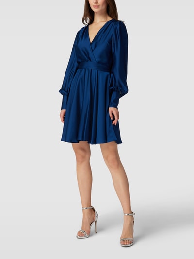 Peek & Cloppenburg SwingCocktailkleid in Wickel-Optik in blau