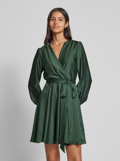 Peek & Cloppenburg SwingCocktailkleid In Wickel-Optik In Dunkelgruen