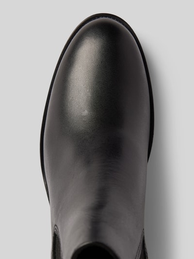 Peek & Cloppenburg TamarisAnkle Boots Aus Leder Mit Blockabsatz In Black