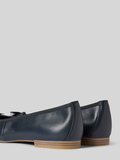 Peek & Cloppenburg TamarisBallerinas Aus Leder Mit Schleifen-Applikation In Marine