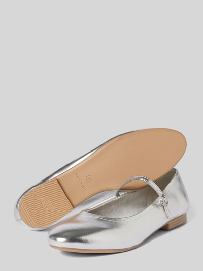 Peek & Cloppenburg TamarisBallerinas Im Metallic-Look In Silber