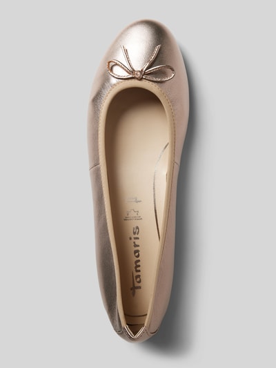 Peek & Cloppenburg TamarisBallerinas In Unifarbenem Design In Rose Gold