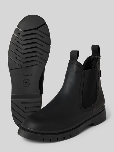 Peek & Cloppenburg TamarisBoots Aus Leder Mit Profilierter Sohle In Black