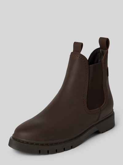 Peek & Cloppenburg TamarisBoots aus Leder mit profilierter Sohle in dunkelbraun melange