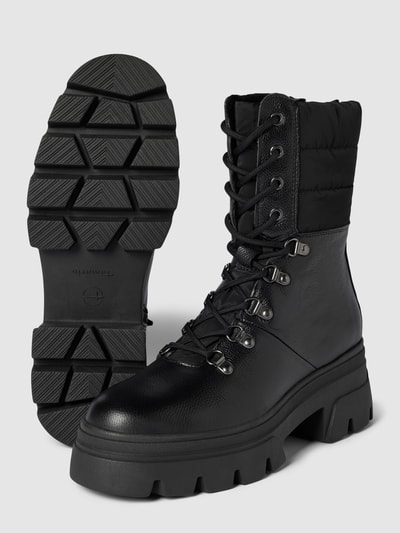 Peek & Cloppenburg TamarisBoots In Unifarbenem Design Mit Profilierter Sohle In Black