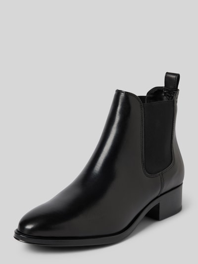 Peek & Cloppenburg TamarisChelsea Boots aus Leder mit Blockabsatz in black