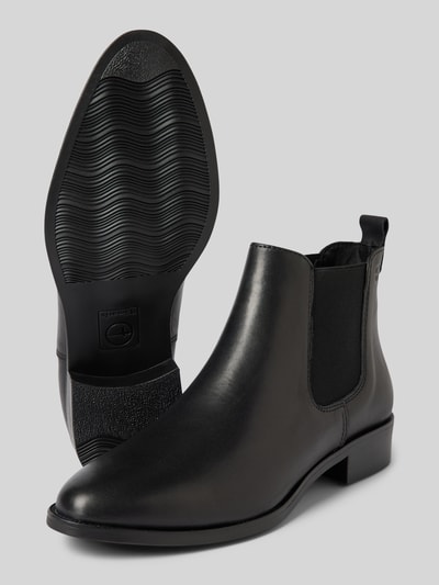 Peek & Cloppenburg TamarisChelsea Boots Aus Leder Mit Label-Prägung In Black