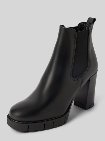 Peek & Cloppenburg TamarisChelsea Boots aus Leder-Mix in black