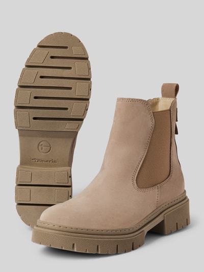 Peek & Cloppenburg TamarisChelsea Boots Mit Elastischem Einsatz In Hellbraun