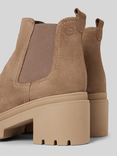 Peek & Cloppenburg TamarisChelsea Boots Mit Zugschlaufe In Camel