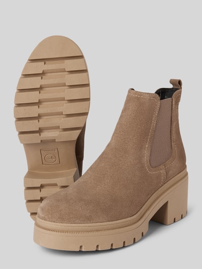 Peek & Cloppenburg TamarisChelsea Boots Mit Zugschlaufe In Camel