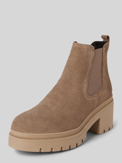 Peek & Cloppenburg TamarisChelsea Boots mit Zugschlaufe in camel