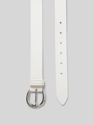 Peek & Cloppenburg TamarisGürtel Aus Leder Mit Dornschließe In Weiss