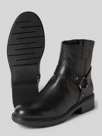 Peek & Cloppenburg TamarisLederboots Mit Applikation In Black